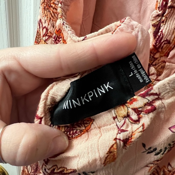 MINKPINK Pink Floral Halter Maxi Dress - Picture 5 of 5